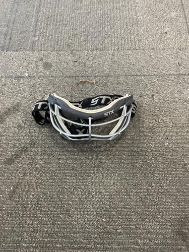 Used STX FOCUS-S Lacrosse Facial Protect Black Senior 11614-S000236688