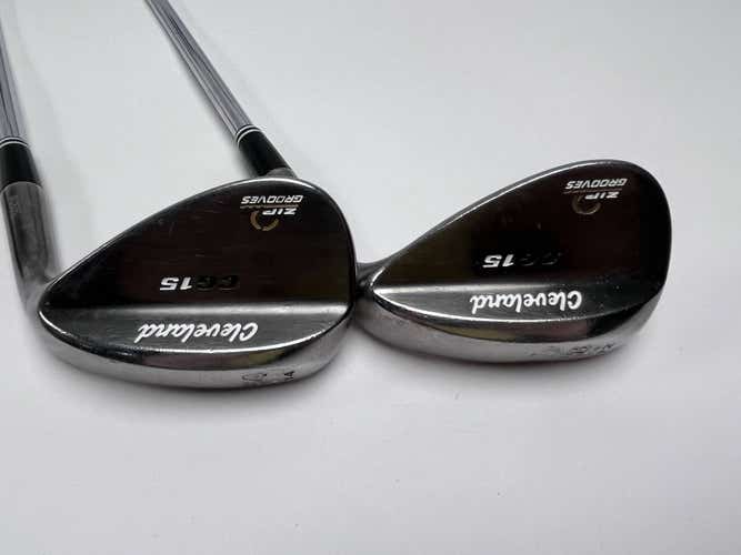 Cleveland CG15 Black Pearl Wedge Set 54* 14 | 58* 12 Traction Wedge RH