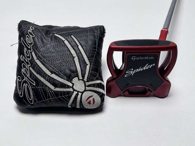 TaylorMade Spider Tour Red Putter 35" SuperStroke Pistol 1.0 TLT Mens RH HC