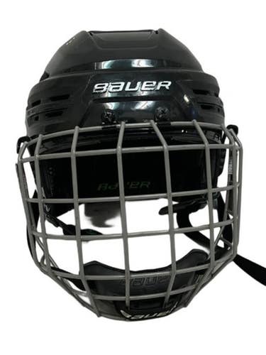 Used Bauer Reakt 85 Black SM Hockey Helmet 11692-S000151054