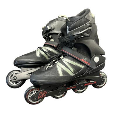 Used K2 KINETIC 80 Senior Rec Fitness Skates Black Senior 11.5 11450-S000520767