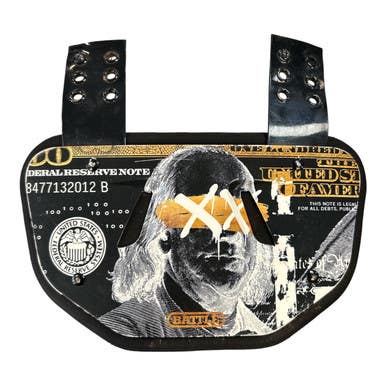 Used Battle Sports BENJAMIN XX FB BACK PLATE FB Tailbone Pad ADULT 11450-S000520759