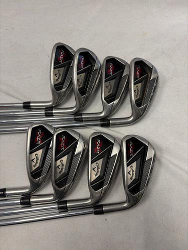 Used Callaway RAZR X Mens Iron Set RH 4I-GW/AW 11490-S000273143