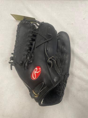 Used Rawlings GGE601B BB/SB Glove RH Throw Black 12 3/4" 11490-S000273137