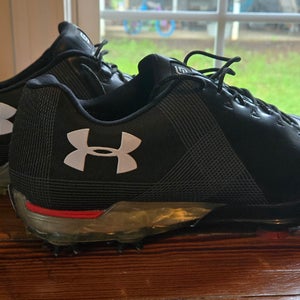 Under Armour Spieth 2 Golf Shoes - Black/Graphite - Men's Size 11.5 (MINT / Worn 9 Holes)