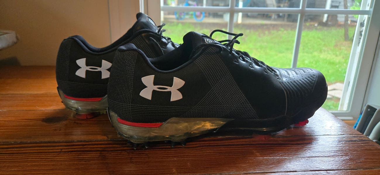 Under Armour Spieth 2 Golf Shoes - Black/Graphite - Men's Size