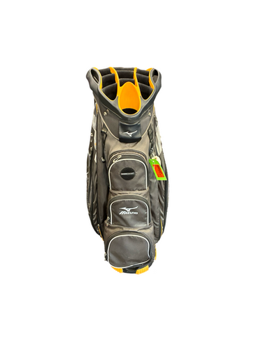 Used Mizuno 14 WAY CART BAG Mens Cart Bag Grey 11682-S000132556