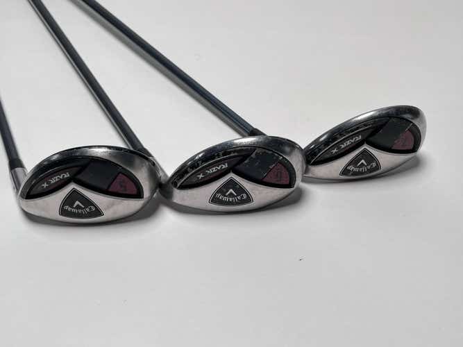 Callaway Razr X HL Hybrid Set 5 6 7 27* 30* 31* 50g Ladies Graphite Womens RH