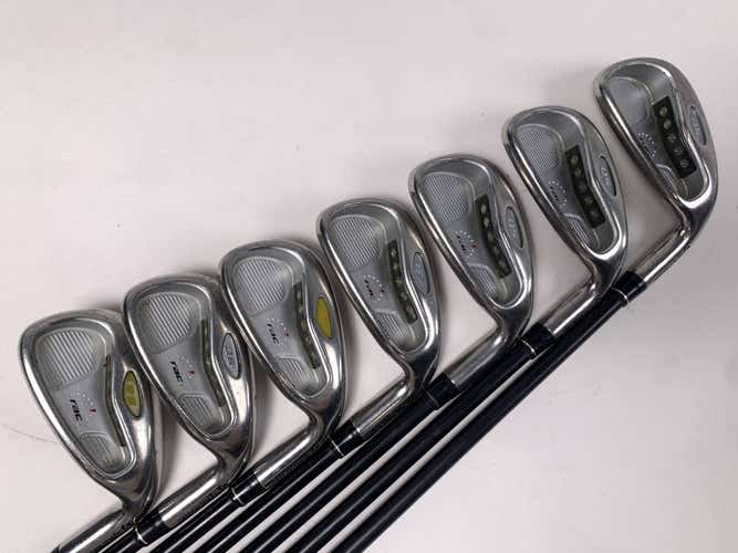 TaylorMade Rac OS 2005 Iron Set 4-PW UG65 65g Regular Graphite Mens RH