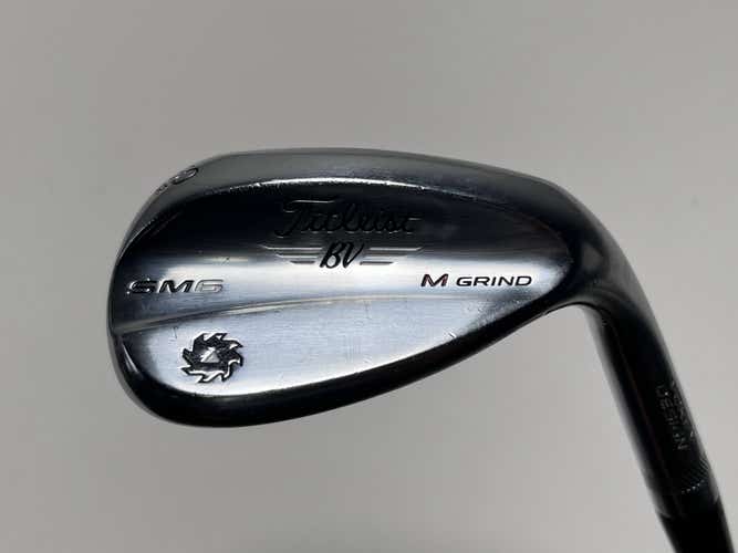 Titleist Vokey SM6 Tour Chrome Lob Wedge LW 60* 8M Precision Rifle 6.0 Stiff RH