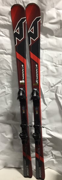 176 Nordica Avenger 75 skis w/ New bindings GW