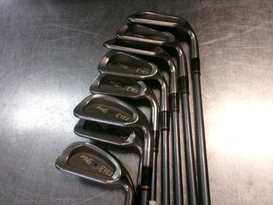 Used Ping EYE 2 BLUE DOT Mens Iron Set RH 4I-SW 11868-S000069496
