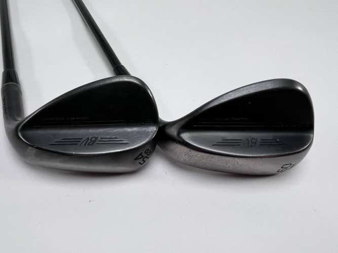Titleist Vokey SM9 Jet Black Wedge Set 54* 12 60* 14 Project X LZ 6.0 Stiff RH