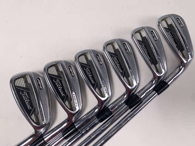 Titleist 710 AP2 Iron Set 5-PW True Temper Dynamic Gold S300 Stiff Steel Mens RH