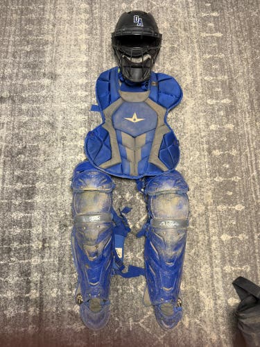 Blue All Star System 7 Catcher's Set (Used)