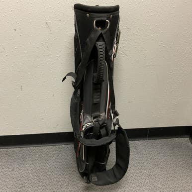 Used Maxfli VARSITY Teen Stand Bag Black And Red 11855-S000203804