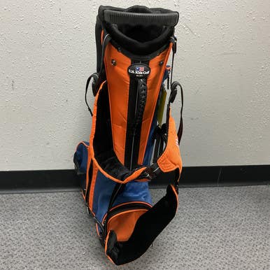 Used US Kids Jr Stand Bag Navy Blue And Orange 11855-S000203791