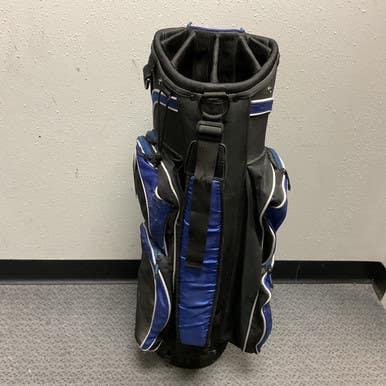 Used Datrek 14 WAY Mens Cart Bag Black And Navy Blue 11855-S000203792