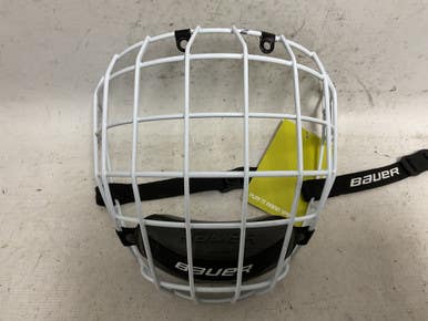 Used Bauer PROFILE II Hockey Wire Mask White LG 11855-S000203742
