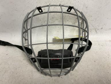Used CCM FL80 Hockey Wire Mask Grey SM 11855-S000203743