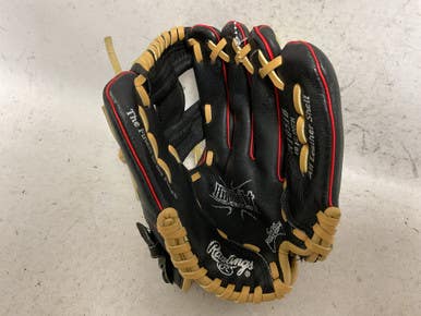 Used Rawlings Highlight Series H105IB Baseball Glove RH Throw Black And Tan 10 1/2" 11855-S000203738