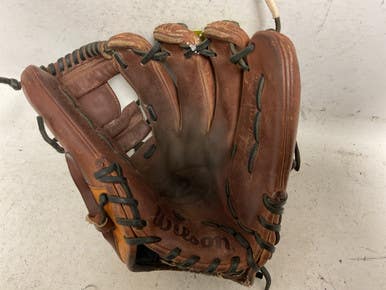 Used Wilson A2K DP15GM Baseball Glove RH Throw Brown 11 1/2" 11855-S000203685