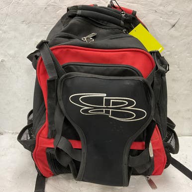 Used BoomBah BB/SB Player Backpack Black And Red 11855-S000203638