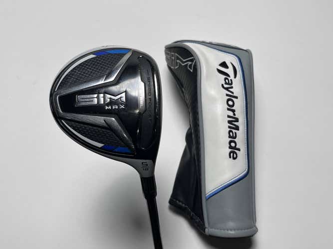 TaylorMade SIM MAX 5 Fairway Wood 18* Fujikura Ventus Blue 5R Regular Mens RH HC