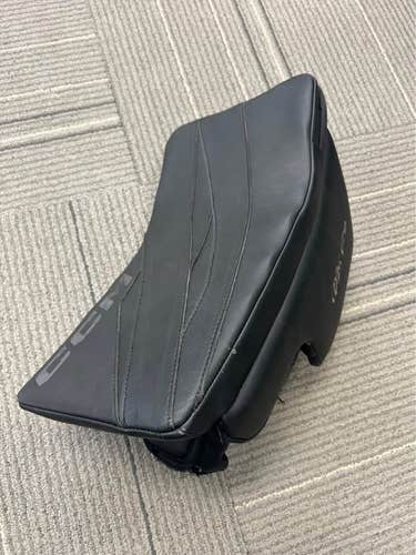 Used CCM Axis F9 senior goalie blocker