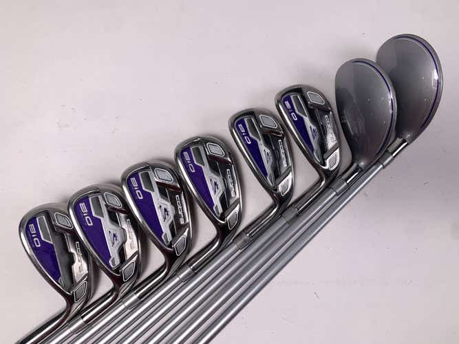 Cobra Bio Cell Purple Womens Hybrid Iron Set 4H-5H 6-PW+SW 55g Ladies RH