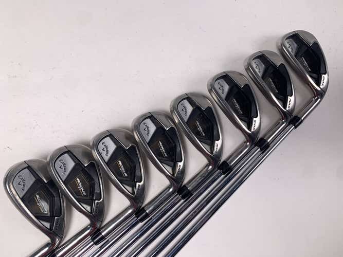 Callaway Rogue ST Max Iron Set 5-PW+AW+GW True Temper Elevate MPH 95g Regular RH