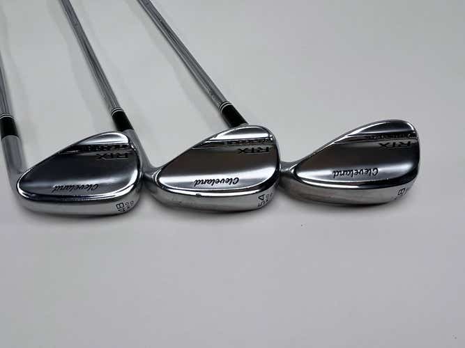 Cleveland RTX ZipCore Tour Satin Wedge Set 48*10 | 54*10 | 58*10 Tour Issue RH