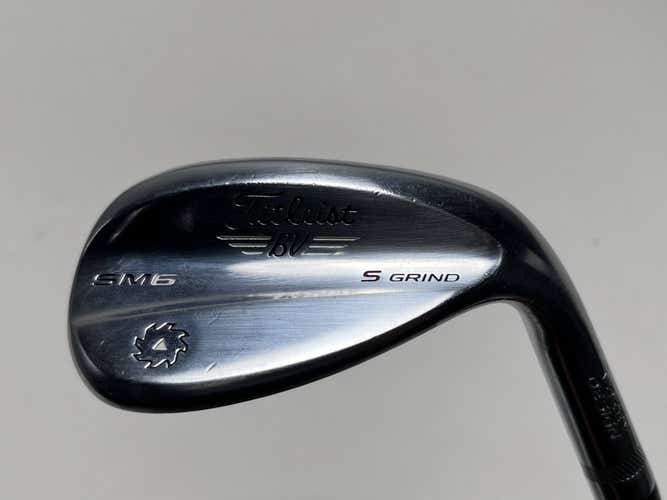 Titleist Vokey SM6 Tour Chrome Lob Wedge LW 60* 10 Bounce S-Grind Wedge RH