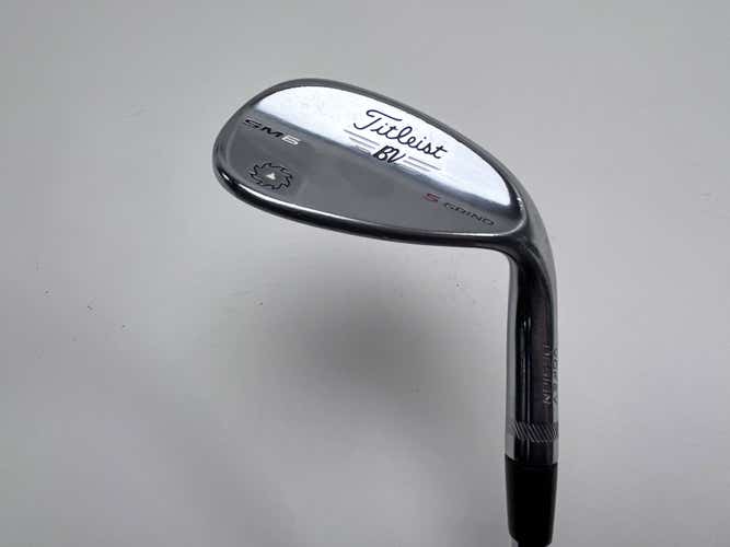 Titleist Vokey SM6 Tour Chrome Sand Wedge SW 54* 10 Bounce Wedge Steel Mens RH