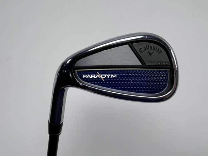 LEFTY Callaway Paradym Single 9 Iron Project X Cypher Fifty 5.0 50g Senior LH