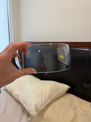 Bauer Pro Straight Visor Clear Visor (Used)