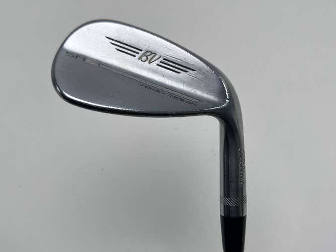 Titleist Vokey SM9 Tour Chrome Wedge 50* 8 Bounce F-Grind Wedge Steel Mens RH