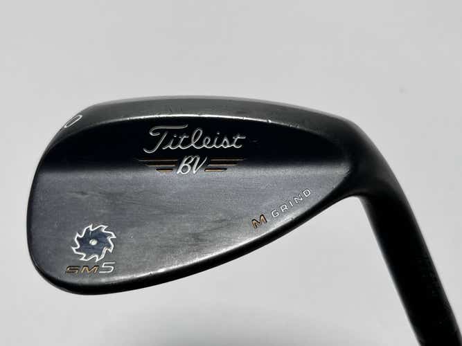 Titleist Vokey SM5 Raw Black Wedge 60* 8 M-Grind DG S200 Stiff Steel Mens RH