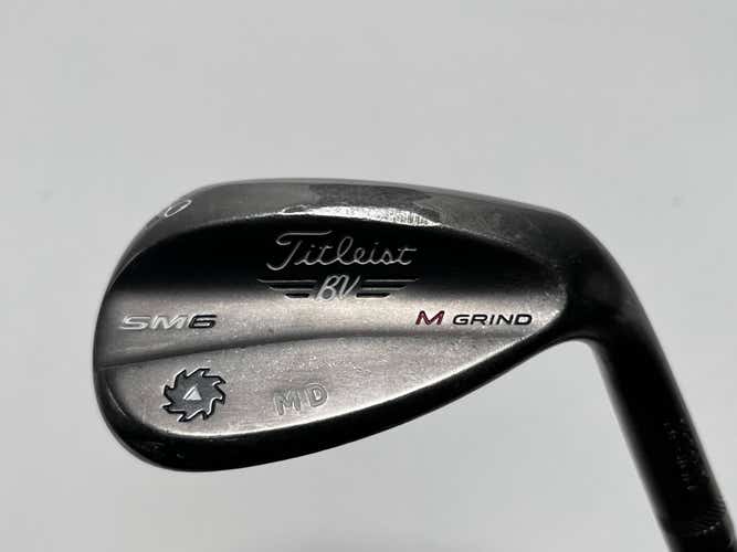 Titleist Vokey SM6 Steel Grey Wedge 60* 8 Bounce M-Grind S300 Stiff Steel RH