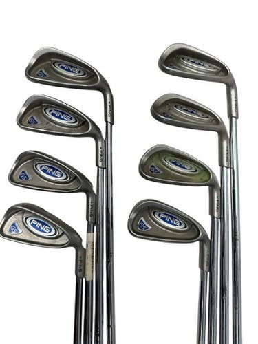 Used Ping G5 GREEN DOT Mens Iron Set RH 4I-SW 11835-S000208296
