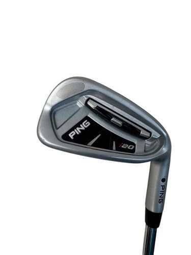 Used Ping I20 BLACK DOT Mens Individual Iron RH Silver 7 Iron 11835-S000208137