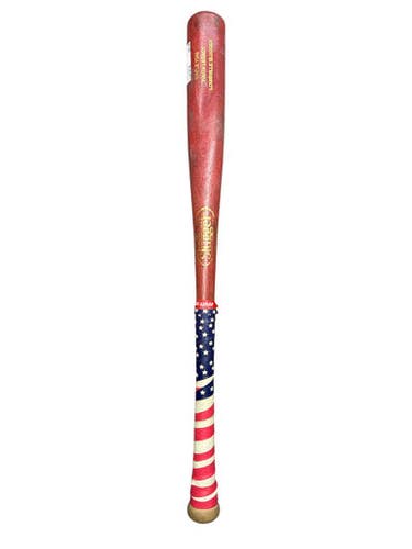 Used Louisville Slugger MAPLE Y243 BB/SB Wood Bat Maroon 28" 11835-S000207295