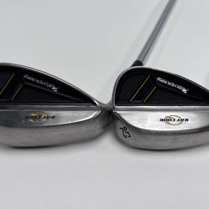LEFTY Ray Cook Silver ray Wedge Set 52* 60* Wedge Steel Mens LH