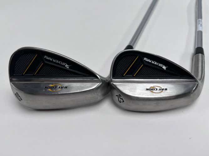 LEFTY Ray Cook Silver ray Wedge Set 52* 60* Wedge Steel Mens LH