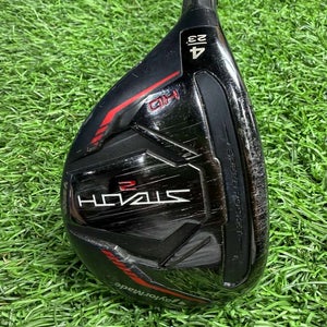 TaylorMade - Stealth 2 HD - 4 Hybrid 23* - Graphite - Stiff Flex - LH