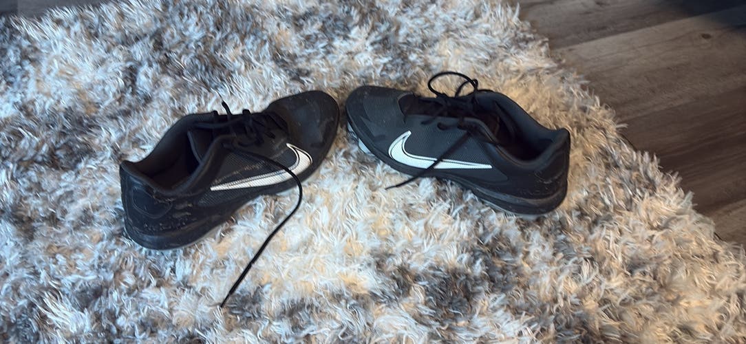 Black Men's Size M 11.5 (W 12.5) Nike Trout Molded Cleats (Used)
