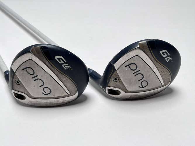 Ping G LE 3 3 & 5 Fairway Wood Set 18* 21* ULT 250 Ladies Graphite Womens RH