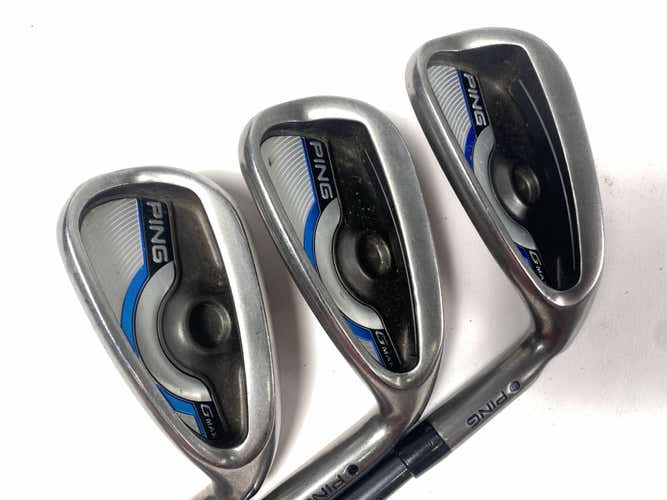 Ping Gmax Iron Set 8-PW Black Dot TFC 80i Lite Senior Graphite Mens RH