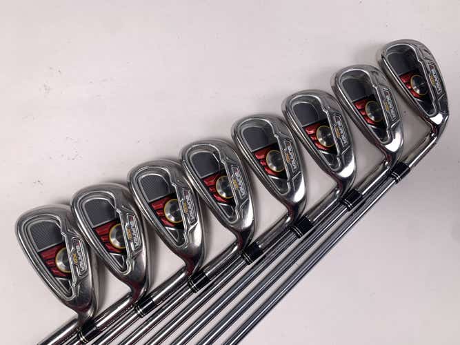 TaylorMade Burner XD Iron Set 3-PW REAX SuperFast 90g Stiff Graphite Mens RH