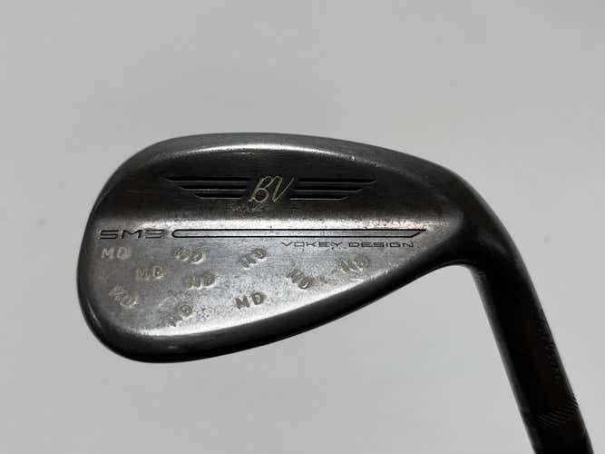 Titleist Vokey SM9 Raw Wedge 54* 10 Bounce S-Grind S400 Black Stiff Steel RH